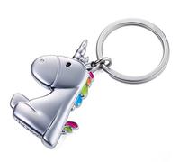 TROIKA KR17-08/MA Porte-clés Licorne - Pas le dernier de son genre - En fonte de métal - Mignon - Multicolore - L'original de