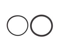 TROIOIUM 2/4 pièces étrier de Frein à Disque Piston Joint torique Bague d'étanchéité adapté à la Plupart des vélos Moto 22mm 25mm 27mm 30mm 32mm 34mm 38mm Silicone Noir(34mm)