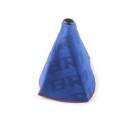 TROIOIUM Couvre-pommeau de Levier de Vitesse Universel en Toile Style JDM Bride, Colliers de Levier de Vitesse de Course RS-SFN059(Blue)