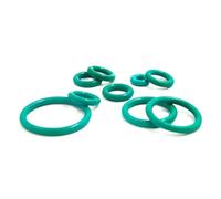 TROIOIUM Joint torique Vert FKM, épaisseur des Joints d'étanchéité, Joints d'étanchéité for Carburant, Joints toriques en Caoutchouc fluoré, diamètre extérieur x Largeur de 2,5 mm(13x2.5(10pcs))
