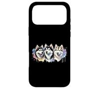 Trois adorables Huskies Coque pour iPhone 17 Pro Max