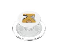 Trois Amis félins Curieux Qui regardent Les Chats PopSockets PopGrip pour MagSafe