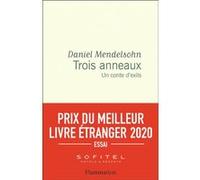 Trois anneaux – Un conte d'exils – Prix du Meilleur Livre Étranger 2020 – Flammarion