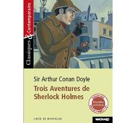 Trois aventures de Sherlock Holmes - Classiques et Contemporains 2003 - Josiane Grinfas - Magnard - Poche - Scolaire / Universitaire