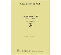 Trois Ballades De François Villon / Score
