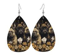 Trois Bergers Français Boucles D‘Oreilles Amusantes Boucles D'Oreilles Pendantes De Goutte Luxueux Boucle D’Oreille En Cuir Pour Les Vacances Voyages Décorations