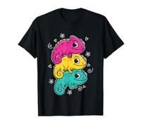 Trois caméléons colorés T-Shirt