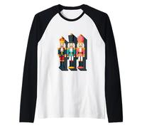 Trois Casse-Noisettes - Ballet de Noël Classique Manche Raglan