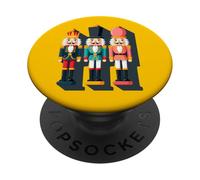 Trois Casse-Noisettes - Ballet de Noël Classique PopSockets PopGrip Adhésif