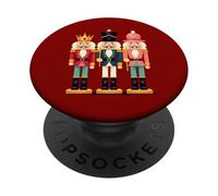 Trois Casse-Noisettes - Ballet de Noël Classique PopSockets PopGrip Adhésif