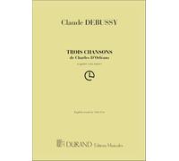 Trois Chansons De Charles D' Orléans / Vocal Score