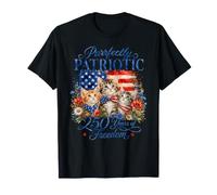 Trois Chatons Parfaitement patriotes, 4 Juillet, indépendance T-Shirt