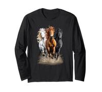 Trois Chevaux au Galop | Style équestre et Western Manche Longue