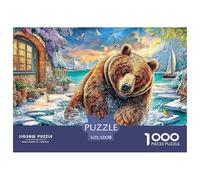 Trois Chiots Puzzle Adulte 1000 Défis (Niveau Avancé) L'Excellence du Défi : Puzzles Complexes en Cadeau pour Adultes Et Enfants (14 Ans Et +) 52x38cm/1000pcs