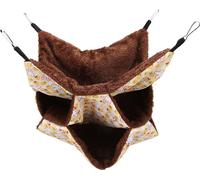 Trois couches petit animal de compagnie hamac chaud Hanging lit sac de couchage pour hamster sucre Gilder écureuil