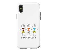 Trois cousines Amusantes pour Femmes et Filles Coque pour iPhone X/XS