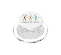 Trois cousines Amusantes pour Femmes et Filles PopSockets PopGrip pour MagSafe