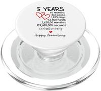 Trois cœurs Rouges Symbole d'amour Romantique Saint-Valentin PopSockets PopGrip pour MagSafe