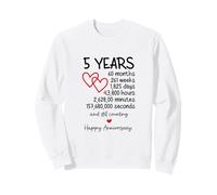 Trois cœurs Rouges Symbole d'amour Romantique Saint-Valentin Sweatshirt