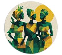 Trois élégantes Femmes africaines 1000pcs (67.5x67.5cm) Puzzles Adaptés Aux Adultes Et Aux Personnes Âgées De 14 Ans Et Plus