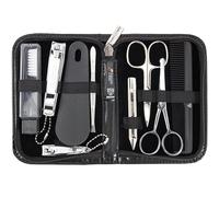 TROIS EPÉES | Kit / set / ensemble / trousse de manicure - manucure - pédicure - beauty / beaute - soins des ongles / personnels / mains / pieds | 10 pièces | marque de qualitè (634511)