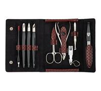 TROIS EPÉES | Kit / set / ensemble / trousse de manicure - manucure - pédicure - beauty / beaute - soins des ongles / personnels / mains / pieds | 9 pièces | Fabriqué à Solingen - Allemagne (681201)