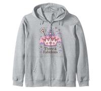 Trois et Fabuleuses Filles adorables pour Leur 3e Anniversaire Sweat à Capuche