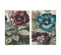 Trois fleurs peinture passeport titulaire de carte de voyage housse de passeport PU couverture de passeport couverture passeport portefeuille housse passeport housse de protection passeport unisexe