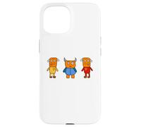 Trois Fous d'halloween Coque pour iPhone 15