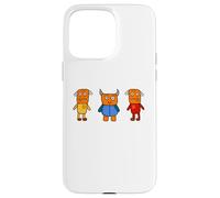 Trois Fous d'halloween Coque pour iPhone 15 Pro Max