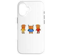 Trois Fous d'halloween Coque pour iPhone 16