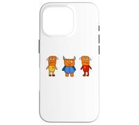 Trois Fous d'halloween Coque pour iPhone 16 Pro