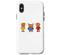 Trois Fous d'halloween Coque pour iPhone X/XS