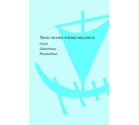 Trois Grands Poèmes Religieux - Geisli, Liknarbraut, Passiusalmar