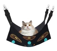 Trois humains avec halos sur la tête - Hamac réversible à suspendre pour chat - Doux et respirant - Lit double face suspendu pour petits chiens et lapins