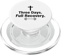 Trois Jours Jésus Christ Gym Powerlifting PopSockets PopGrip pour MagSafe