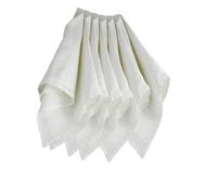 TROIS KILOS SEPT 1 Lot de 6 langes 70x70 cm Blanc