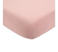 TROIS KILOS SEPT - Drap Housse Bébé - 60x120 cm - 100% Coton - Label Oeko-TEX - Jersey Extensible - Vieux Rose