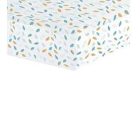TROIS KILOS SEPT - Drap housse en conton 60 x 120cm - Feuilles