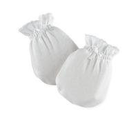 Trois kilos sept Gant/Moufle Coton Uni Blanc