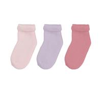 Trois Kilos Sept - Lot 3 Paires De Chaussettes 0-6m Rose pale / Mauve / Framboise