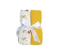 Trois Kilos Sept - Lot de 3 Langes bébé - Carrés de Mousseline Coton 70x70cm - Multi-usages: Couverture, Doudou, Bavoir, Protection Solaire - Motif Forêt - Lot de 2