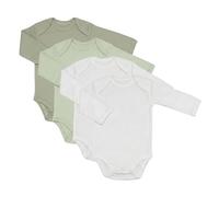 Trois Kilos Sept | Lot de 4 Bodies Bébé Mixte Manches Courtes | Emmanchure Américaine | 100% Coton 200g | Multicolore