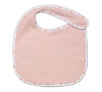 Lot de 7 bavoirs de naissance à velcro roses