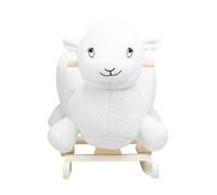 Trois Kilos Sept Mouton à bascule Wooly Blanc