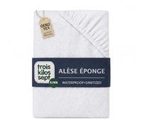 Trois Kilos Sept Protège-matelas bébé Blanc 70x140