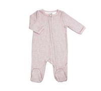 Trois Kilos Sept - Pyjama en Coton Zip Rose - 06 mois