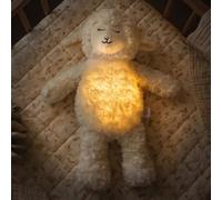 Trois Kilos Sept Veilleuse bébé bruits Blancs en Peluche Mouton, Écru