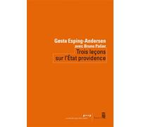 Trois leçons sur l'Etat-providence - Gosta Esping-Andersen - Seuil - broché - Essai