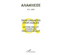 Trois linguistes (trop) oubliés: Antoine Meillet, Sylvain Levi, Ferdinand Brunot